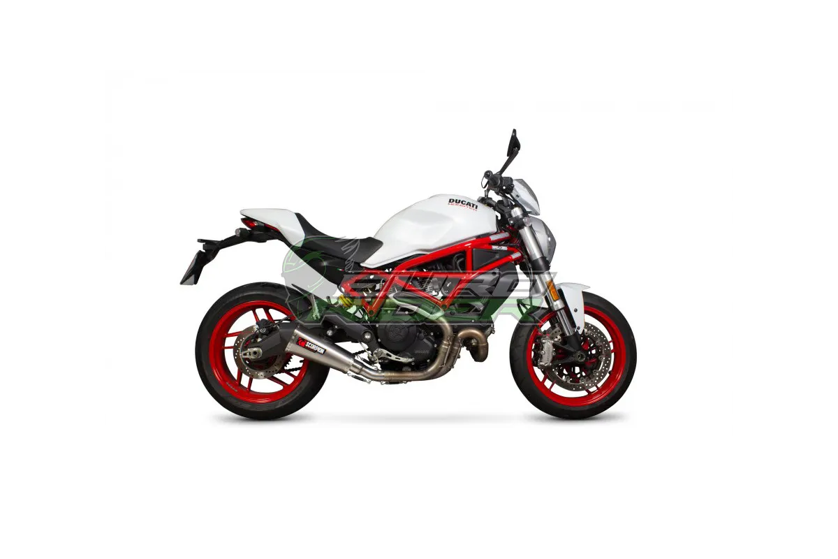 Ducati Monster 797 (17-20) Scorpion Stainless Steel Slip-on Exhaust - Titanium