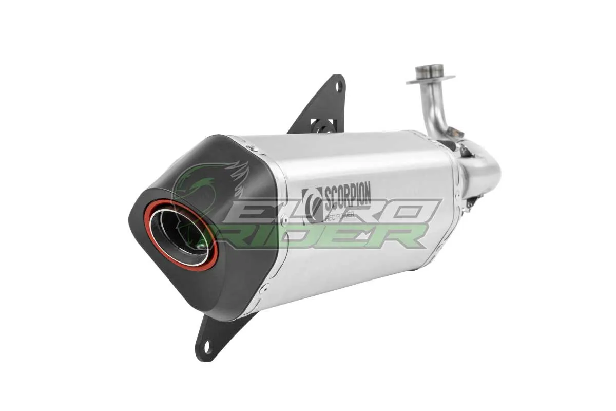 Yamaha XMAX 125 (08-16) Scorpion Serket Parallel Stainless Steel Full Exhaust