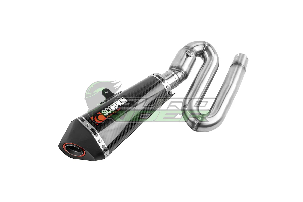 Triumph Street Triple 765 (17-19) Scorpion Stainless Steel Slip-on Exhaust - Carbon