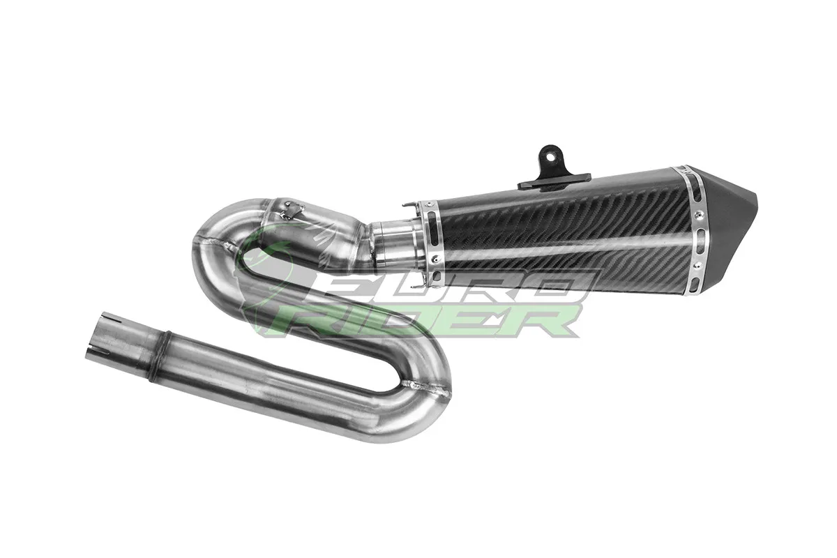 Triumph Street Triple 765 (17-19) Scorpion Stainless Steel Slip-on Exhaust - Carbon