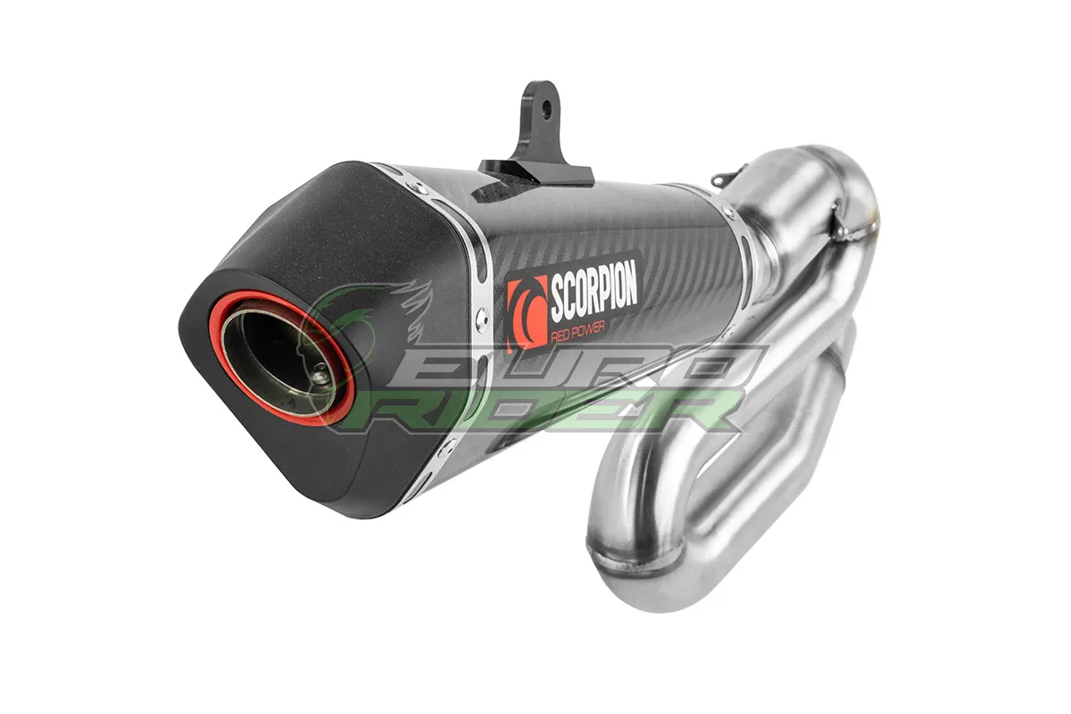 Triumph Street Triple 765 (17-19) Scorpion Stainless Steel Slip-on Exhaust - Carbon