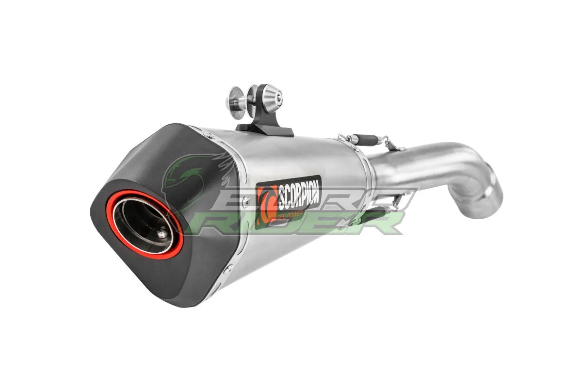 Ducati Monster 821 Scorpion Stainless Steel Slip-on Exhaust - Titanium