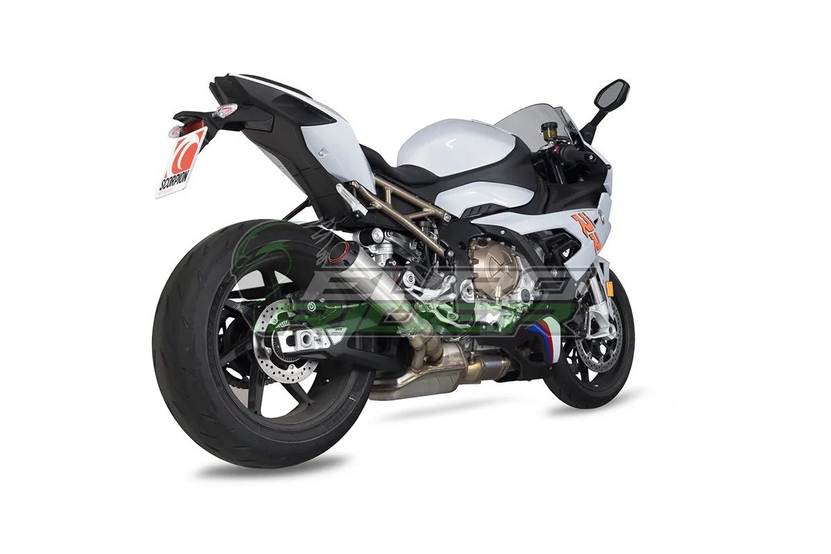BMW S1000RR (19-24) Scorpion Red Power Stainless Steel Slip-on Exhaust