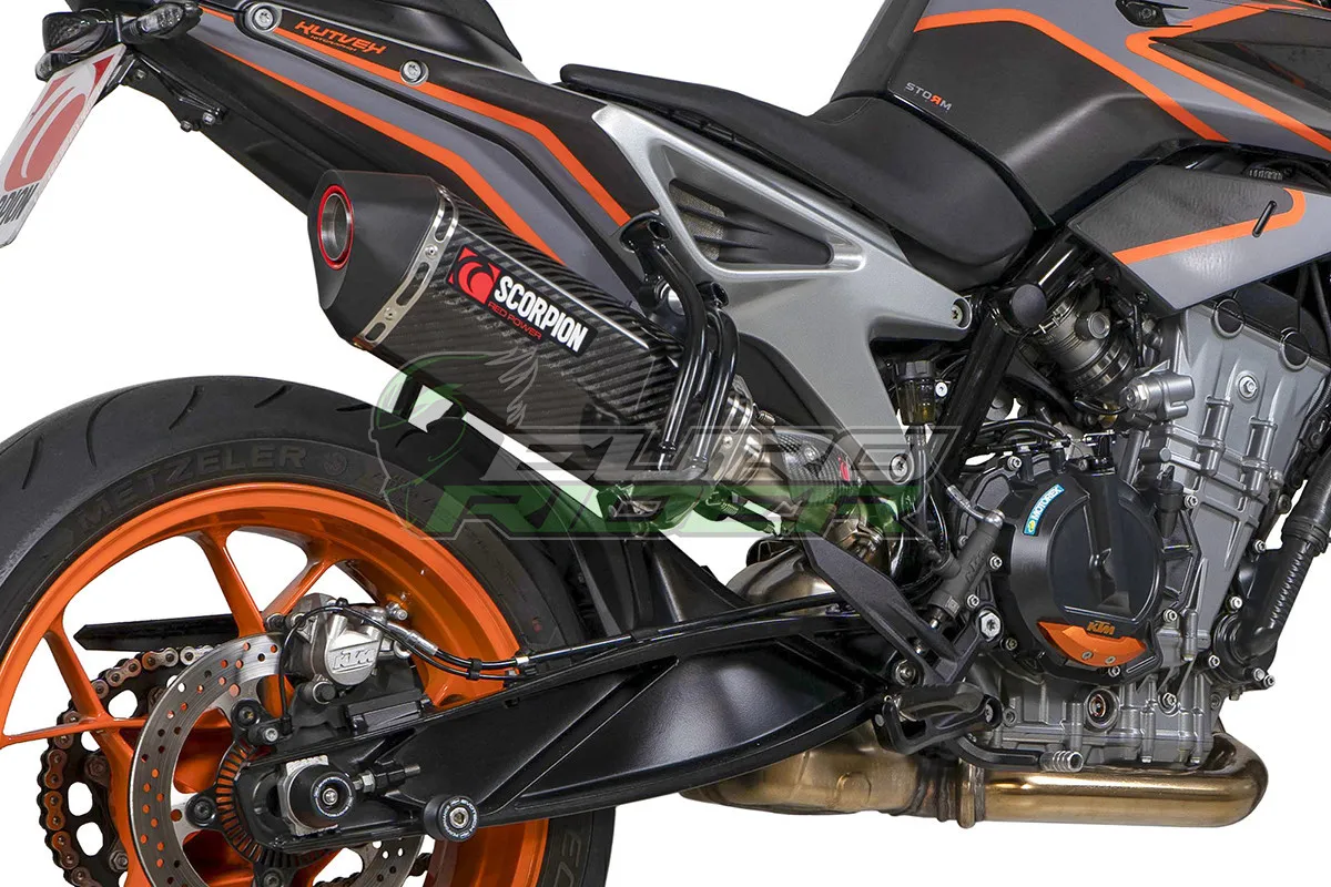 KTM 790 Duke (22-26) Scorpion Stainless Steel Slip-on Exhaust - Carbon